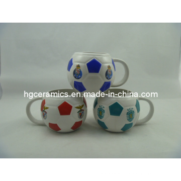 Ceramic Football Mug of Word Cup Image. Football Mug